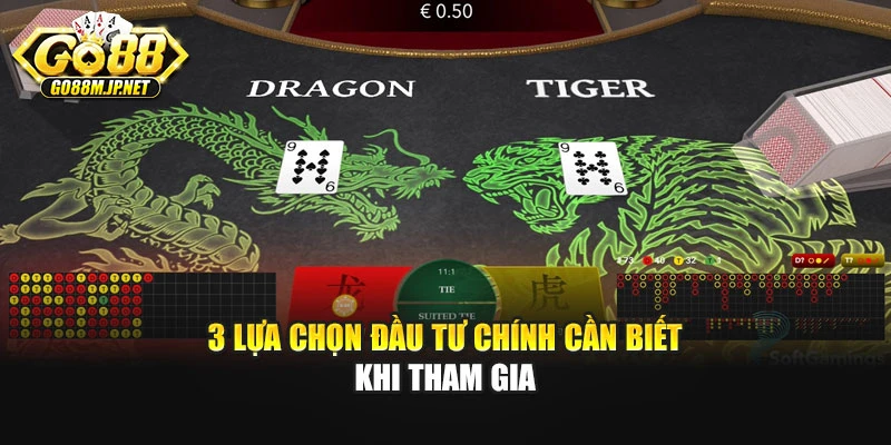 3 lựa chọn đầu tư chính cần biết khi tham gia