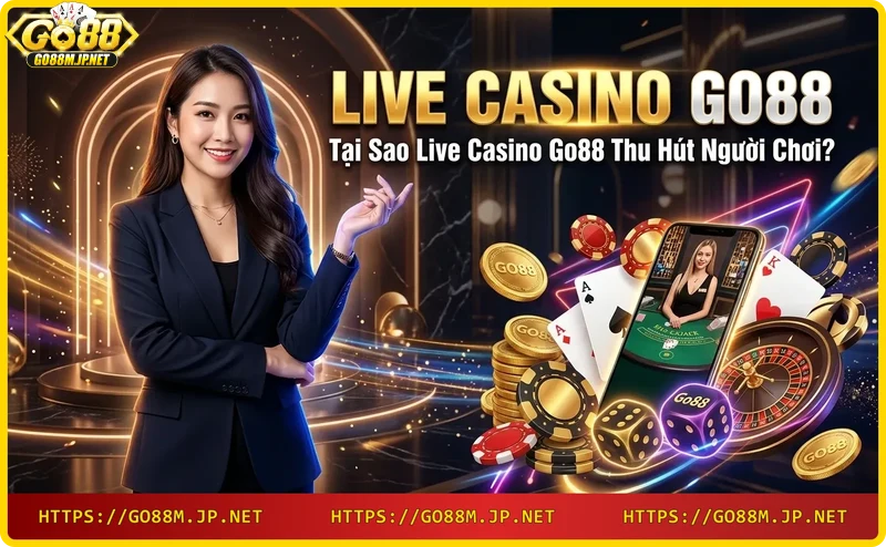 Dealer chuyên nghiệp tại live casino Go88