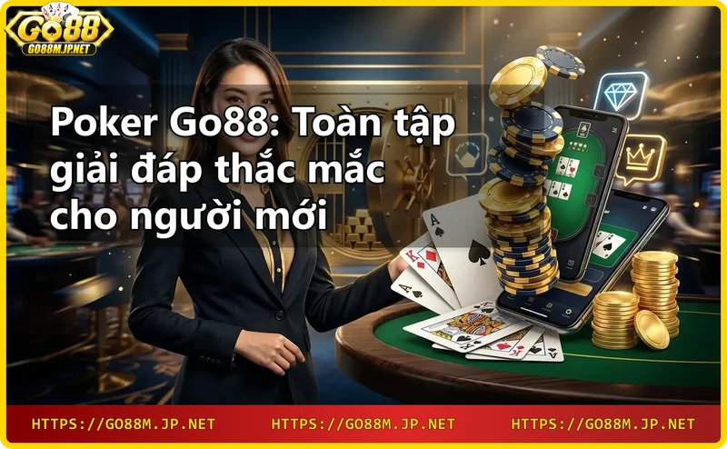 Điện thoại hiển thị ứng dụng poker với các biểu tượng checklist 3D nổi bật