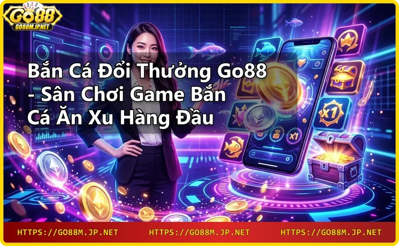 Game bắn cá ăn xu Go88 trên điện thoại di động
