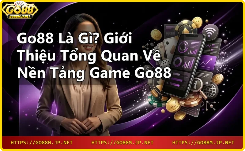 Giao diện nền tảng Go88 trên điện thoại và máy tính xách tay