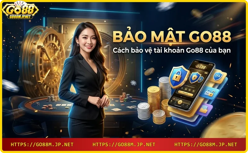 Hướng dẫn bảo vệ tài khoản Go88: mật khẩu mạnh và xác thực hai yếu tố