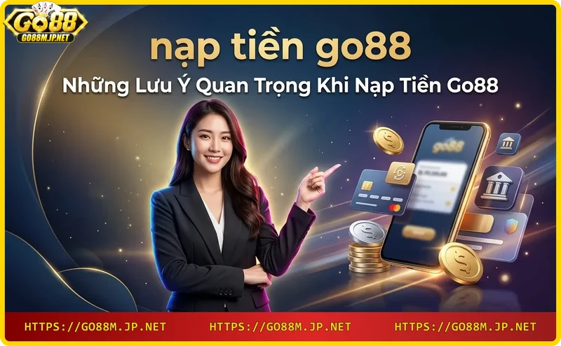 Lưu ý bảo mật khi nạp tiền Go88 với biểu tượng khiên và khóa