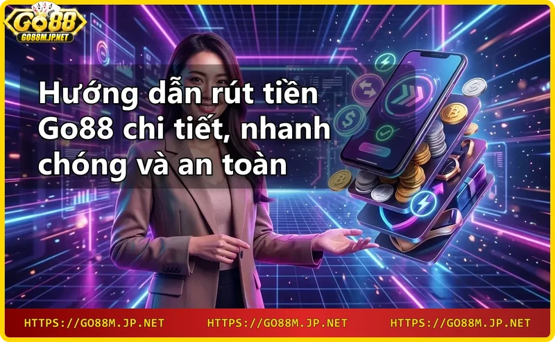 Người chơi dễ dàng rút tiền Go88 qua điện thoại với giao dịch thành công