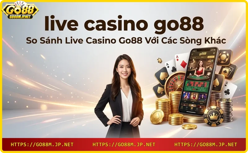 So sánh live casino Go88 với các nền tảng khác